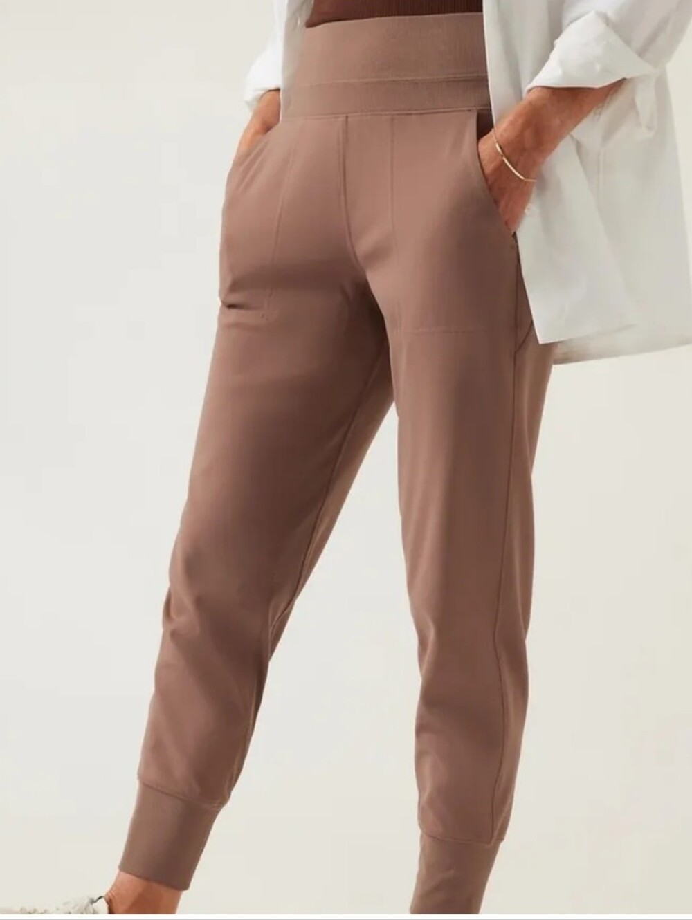 Athleta Venice Jogger Pants Sz S Brown